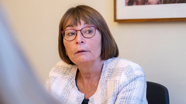 ”Vi tittar på en modell som kan användas i hela landet”, säger Lena Holmdahl som på regeringens uppdrag utreder frågan om skolpengen.