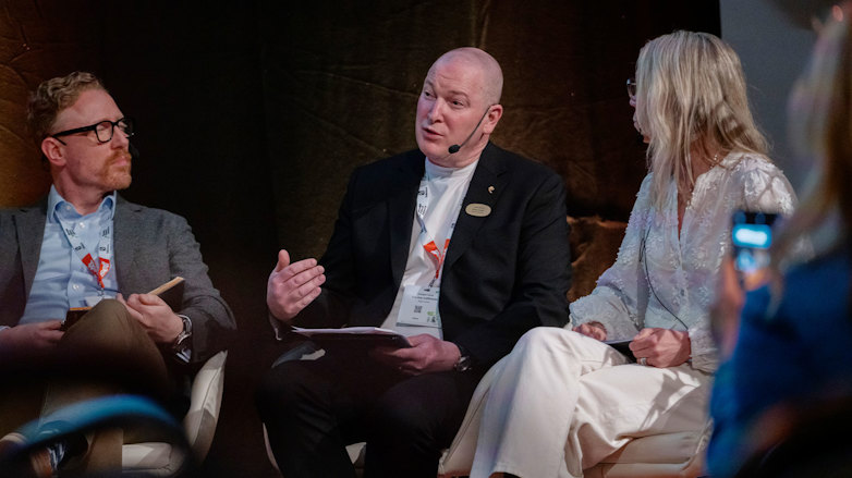 Robin Smith vice ordförande Sveriges Lärare SETT-mässan 2025