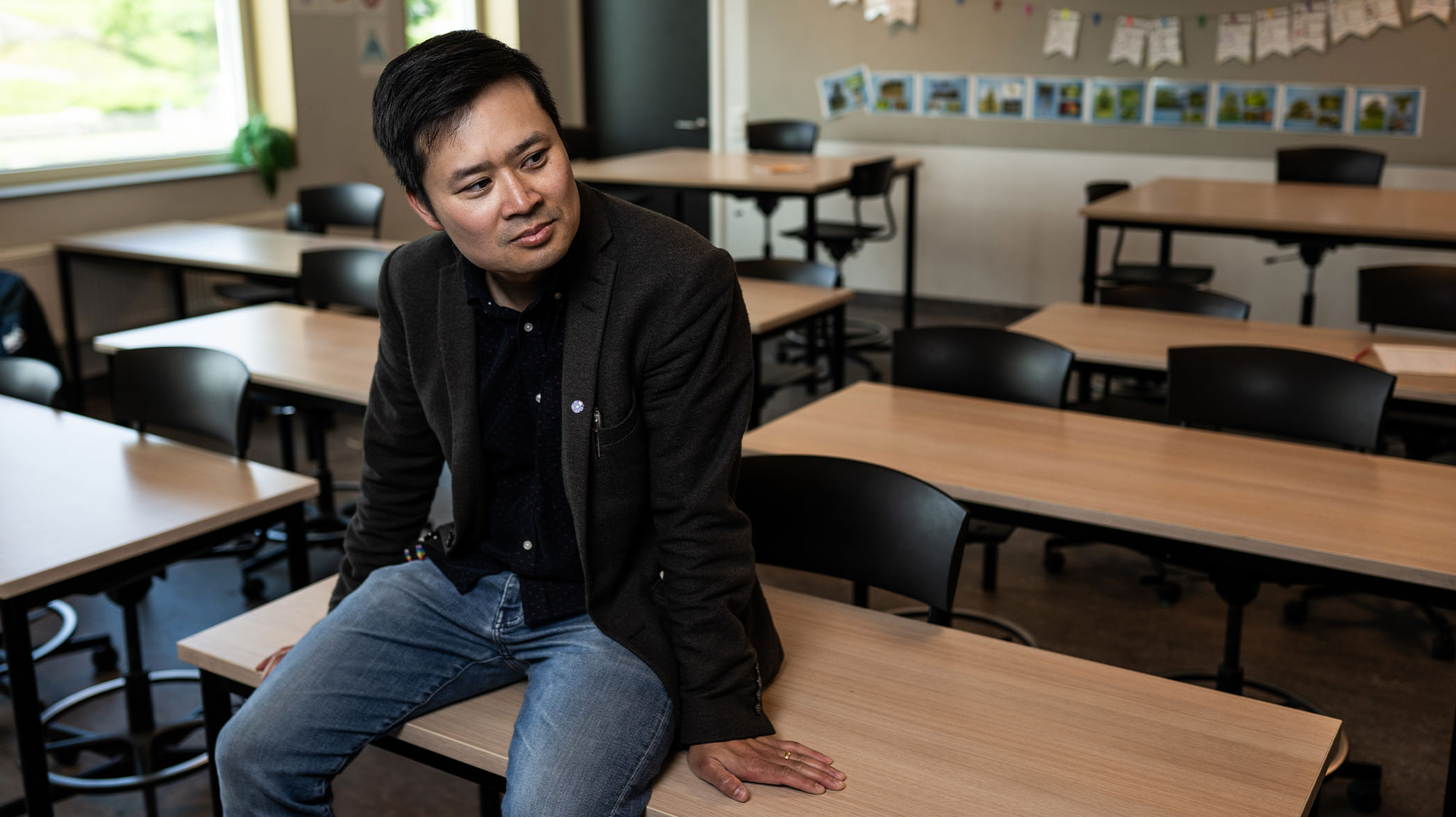 ”I dag kan det sitta 33 elever i ett klassrum och 17 i ett annat. Det är alldeles för stora skillnader”, säger HP Tran.