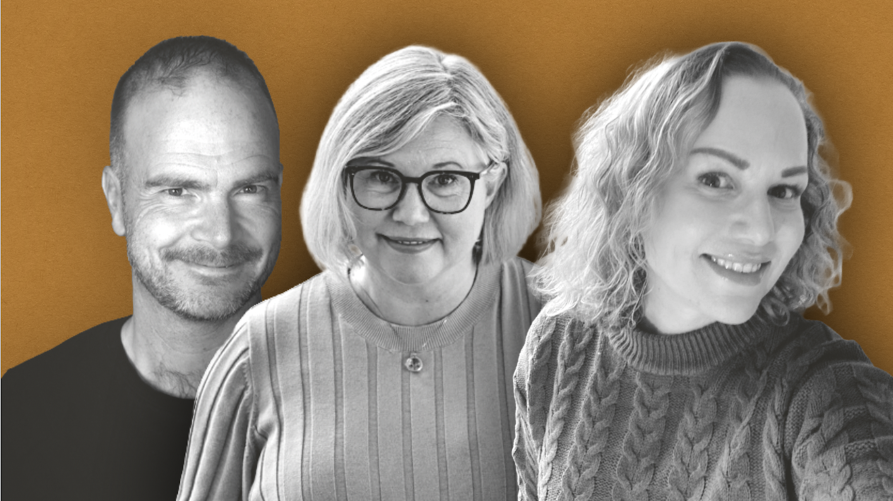 Bild på tre studie- och yrkesvägledare