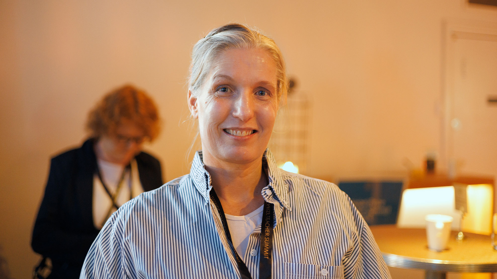 Anna-Karin Gruvell Svärd, undervisar i svenska och psykologi på Åva gymnasium i Täby.