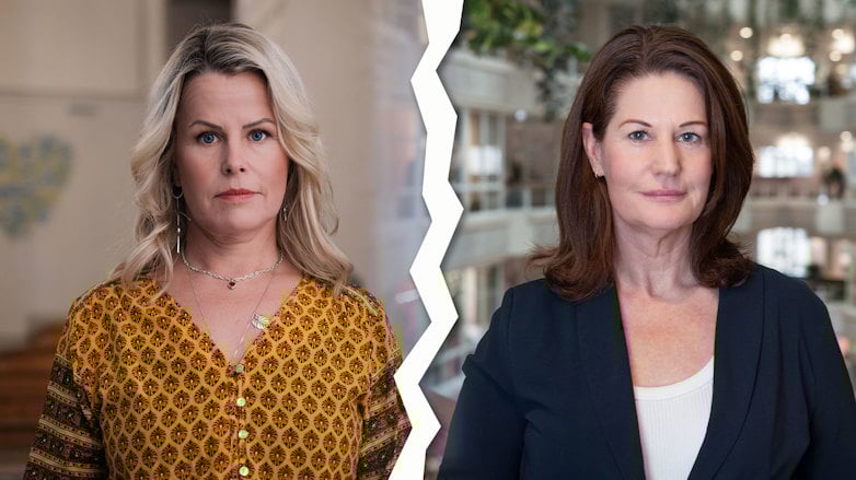 Anna Olskog, Sveriges Lärares ordförande, och Jeanette Hedberg, förhandlingschef på Sveriges kommuner och regioner.