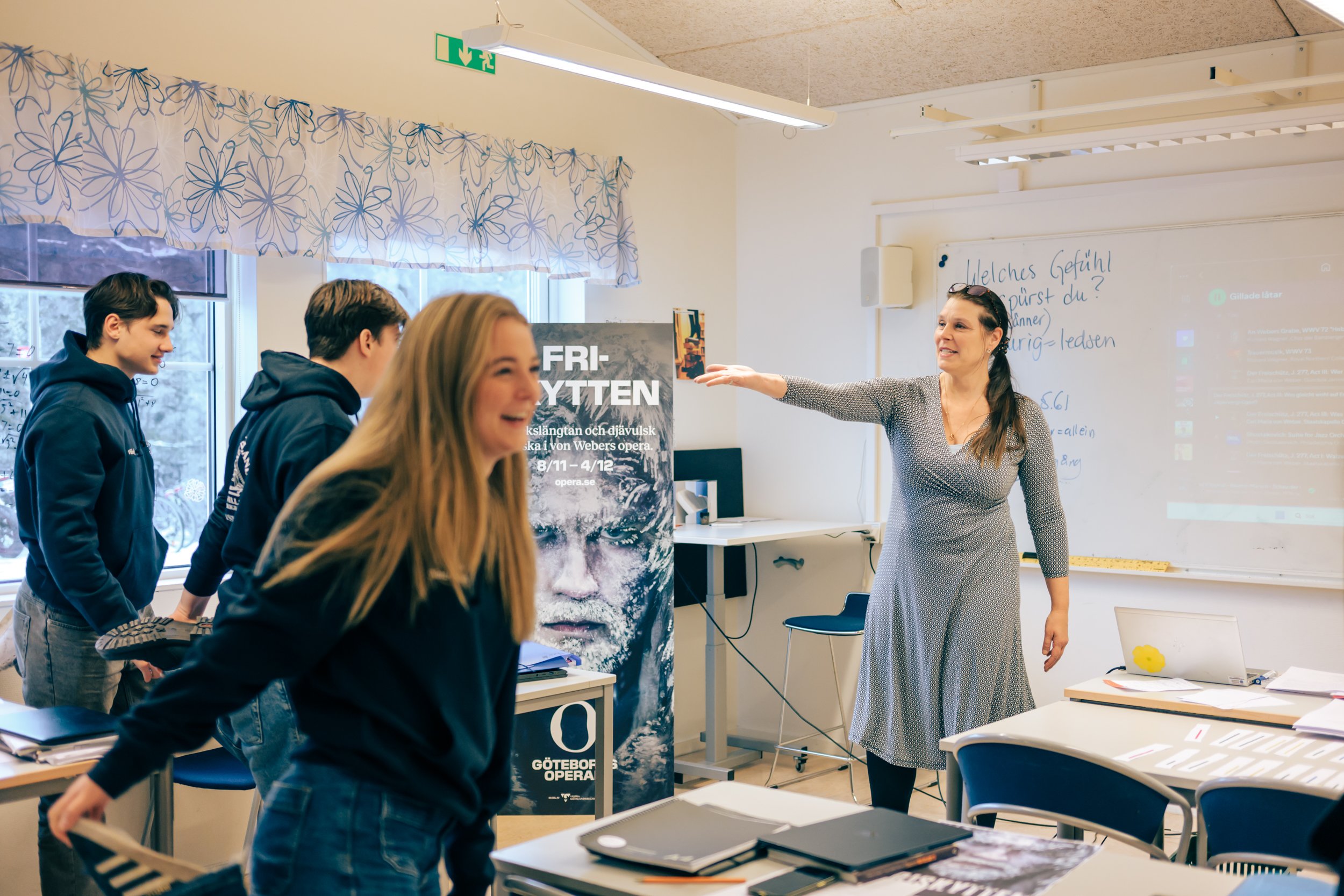 Petra Lindberg under lektion