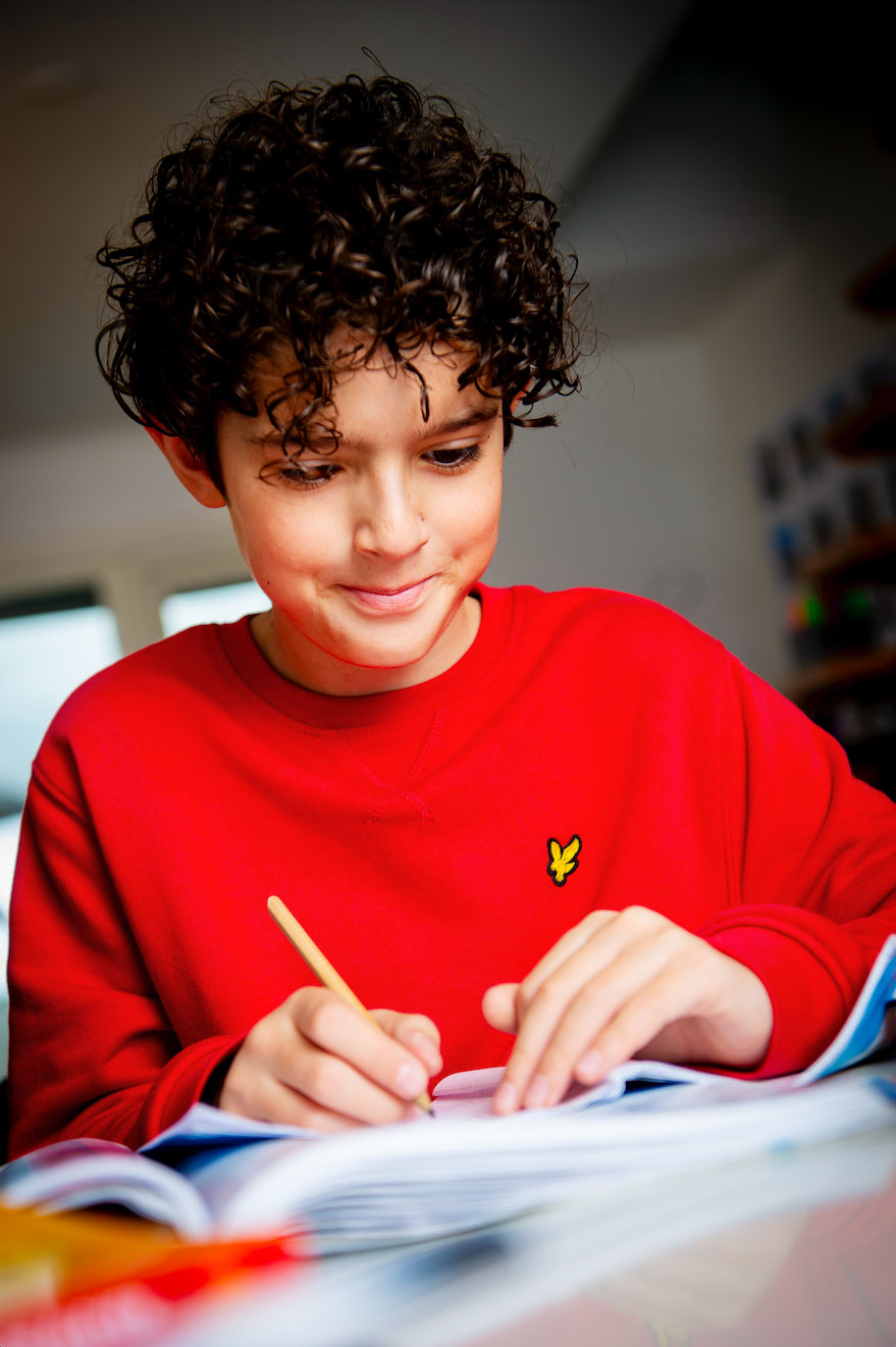 Som treåring lärde sig Vincent att både räkna och läsa.