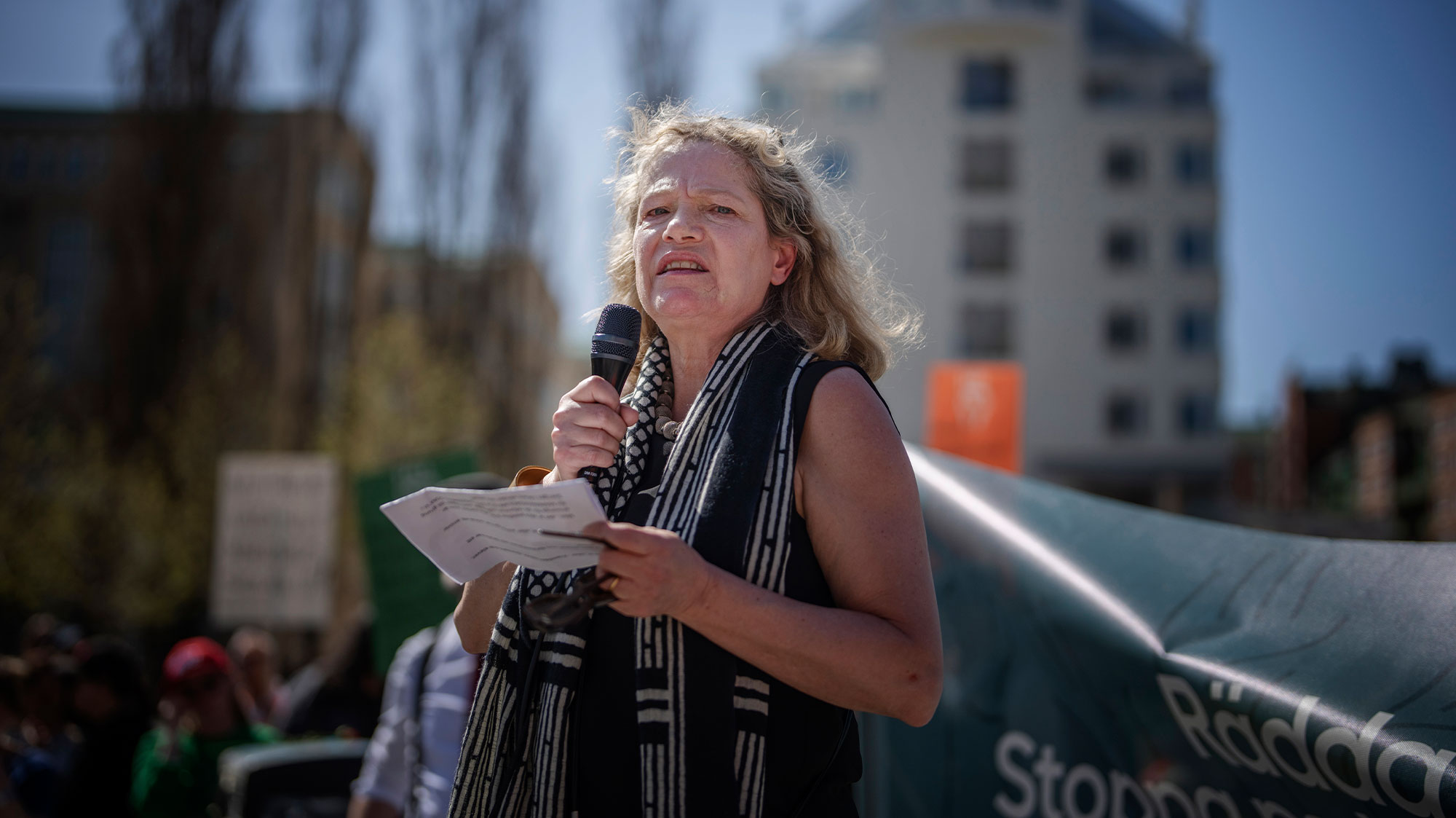 Britt-Marie Sehlin, ordförande för Sveriges Lärare i Stockholm. 