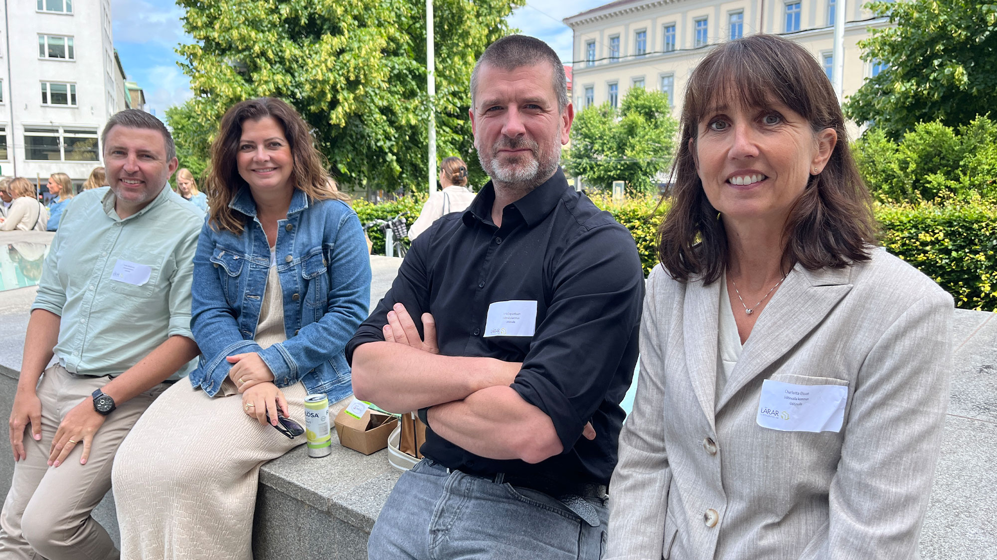 Anders Bengtsson, Hülya Basaran, Patrik Sigvardsson och Charlotta Olsson från Uddevalla hämtade hem evidensbaserad inspiration till kommunens grundskolor.