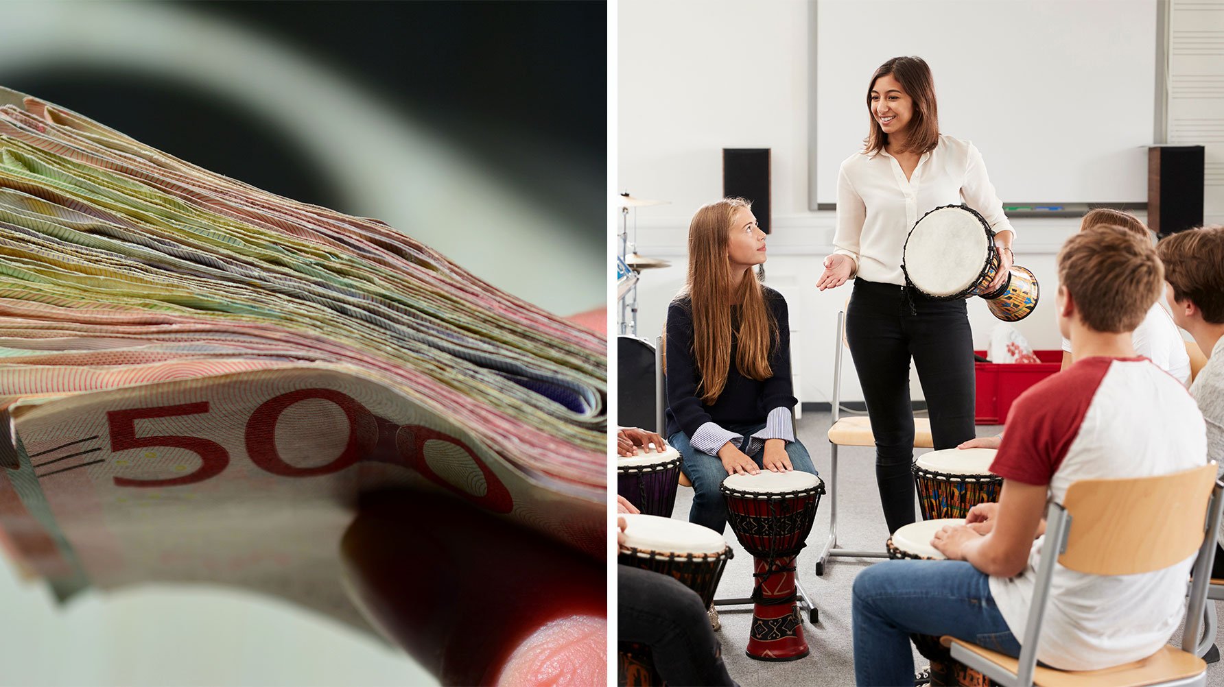 Nya löner för lärare i praktisk-estetiska ämnen och kulturskolan.