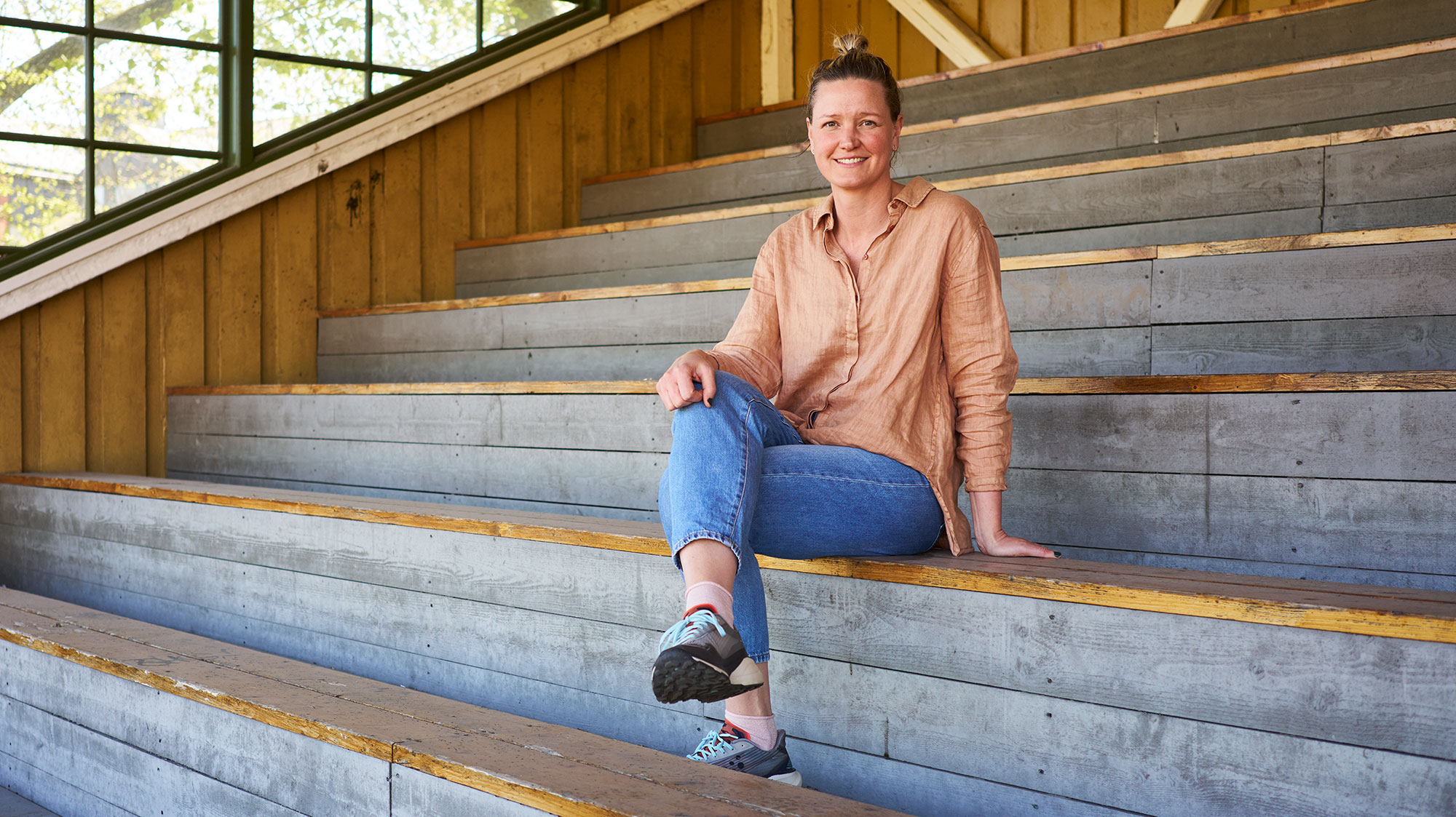 Johanna Wiberg är  lärare på Polhemskolan i Lund och använder många delar av sitt idrottande i undervisningen.