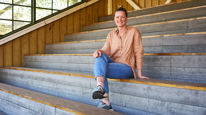 Johanna Wiberg är  lärare på Polhemskolan i Lund och använder många delar av sitt idrottande i undervisningen.