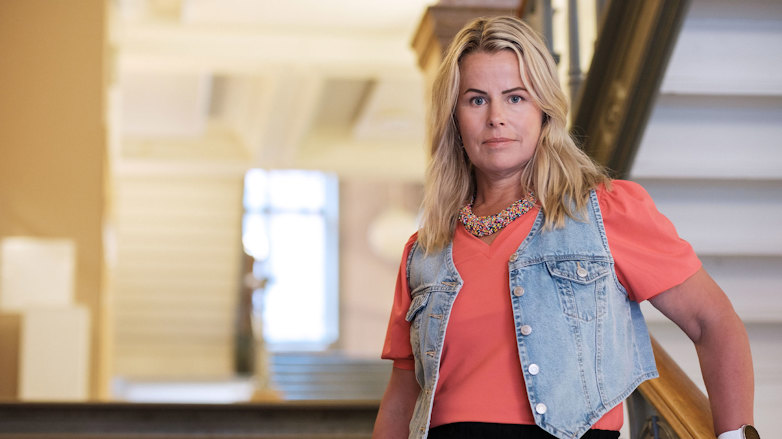 Anna Olskog Sveriges Lärare ordförande