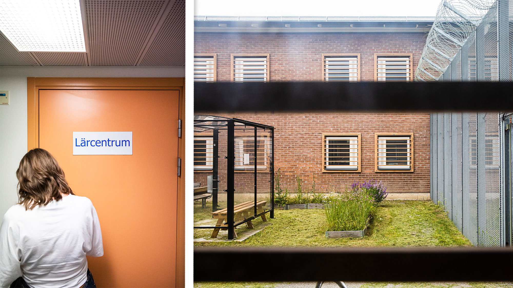 Bakom lås och säkerhetsdörrar, ständigt bevakade av kameror och kriminalvårdare ska fängelseskolans elever undervisas i enlighet med den vanliga läroplanen. 