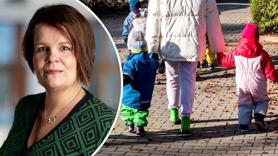 Pia Rizell, förskollärare och andre vice ordförande i Sveriges Lärare, säger att kommunerna bör ta tillfället i akt att minska barngrupperna i förskolan nu när barnafödandet minskar.