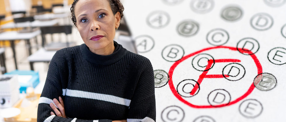 Matteläraren Anna Smit vill se mindre klasser för att ge fler elever chansen att få godkänt i matte.