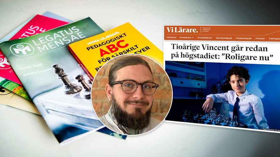 Högstadieläraren Björn Ericsson spindeln i nätet gällande särskilt begåvade elever på Björkhöjdskolan i Borås.
