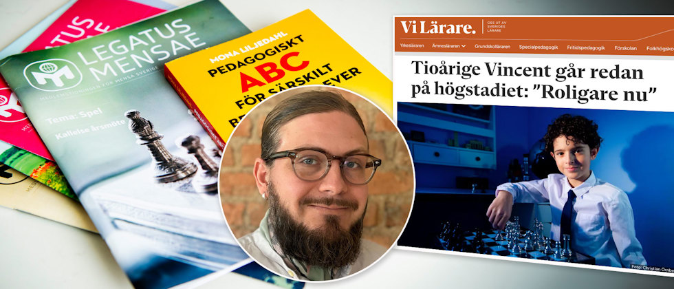 Högstadieläraren Björn Ericsson spindeln i nätet gällande särskilt begåvade elever på Björkhöjdskolan i Borås.