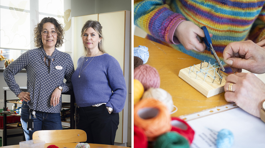 Marie Estéen och Stina Matsson är lärare i fritidshem i Mora.