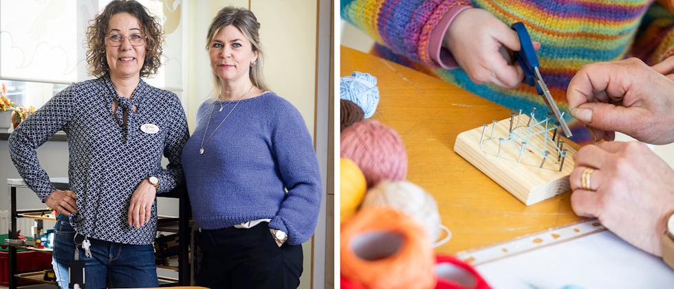 Marie Estéen och Stina Matsson är lärare i fritidshem i Mora.