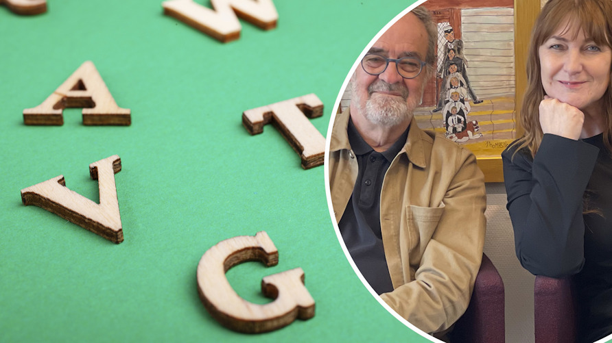 Folkhögskoleläraren Kristina Stålnacke och författaren Bo R Holmberg.