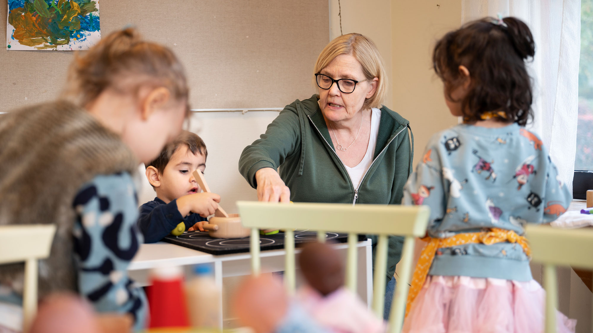 Förskolan Fröhuset Kista Stockholm läraren Carita Söderberg