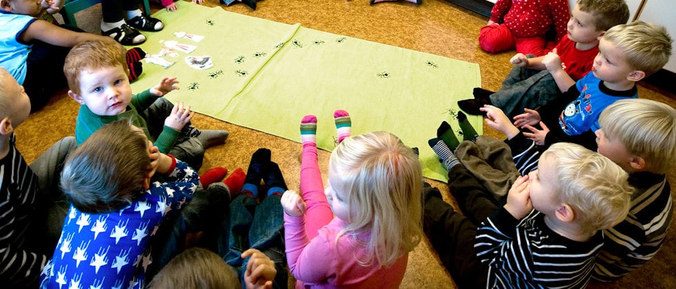 Förskola arkivbild