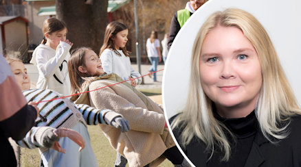 Helga Sverrisdóttir på Skolinspektionen har utrett hur skolorna tar tillvara fritidspersonalens kunskaper om eleverna under hela deras skoldag.