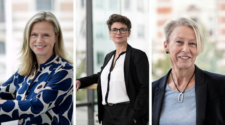 Christina Osbeck, Maria Svensson och Anna Brodin