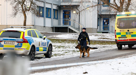 Här på Runby skola i Upplands Väsby skadades en lärare allvarligt i en knivattack.