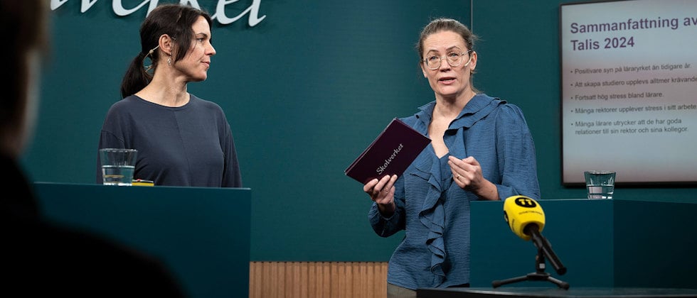 Stephanie Plenty och Anna Castberg Skolverket Talis 2024