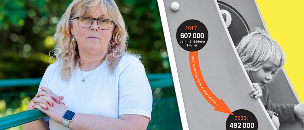 Förskolläraren Susanne Ekström i Göteborg, fick beskedet att hon måste sluta på sin förskola och söka vikariat på en förskola.