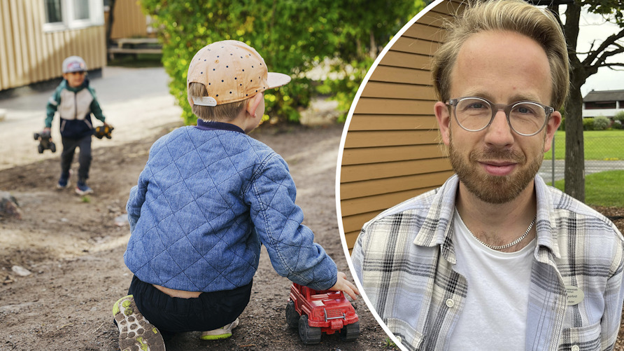 Förskolläraren Victor Qwarfordt skriver att manliga förskollärare ofta möts av misstro och fördomar, något som står i vägen för att fler män ska välja yrket.
